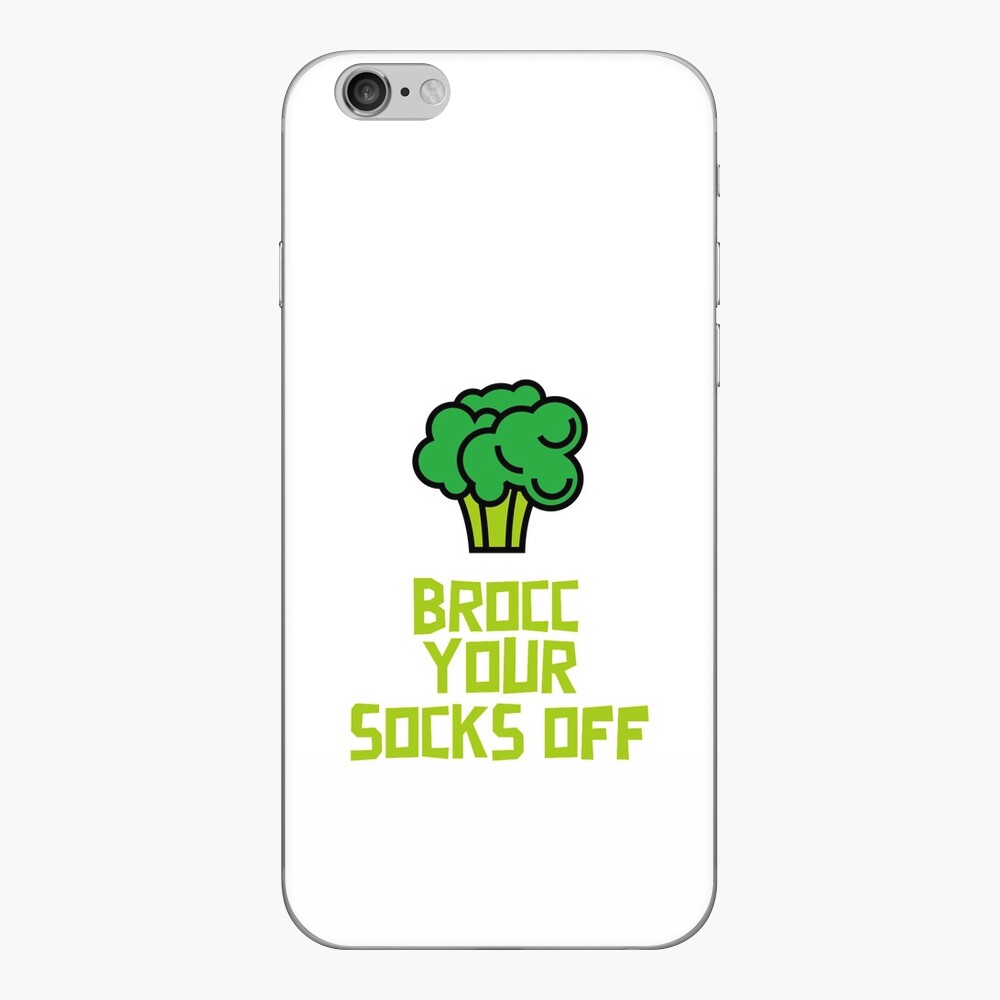 Brocc Your Socks Off iPhone Skin
