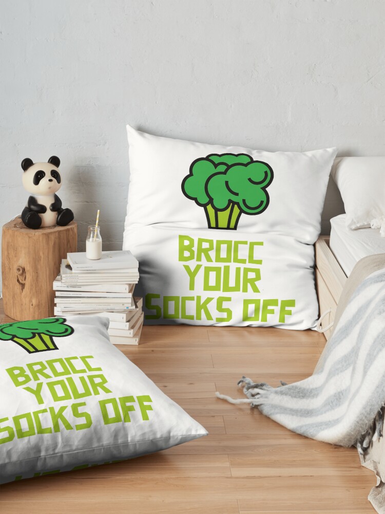 Alternate view of Brocc Your Socks Off Floor Pillow
