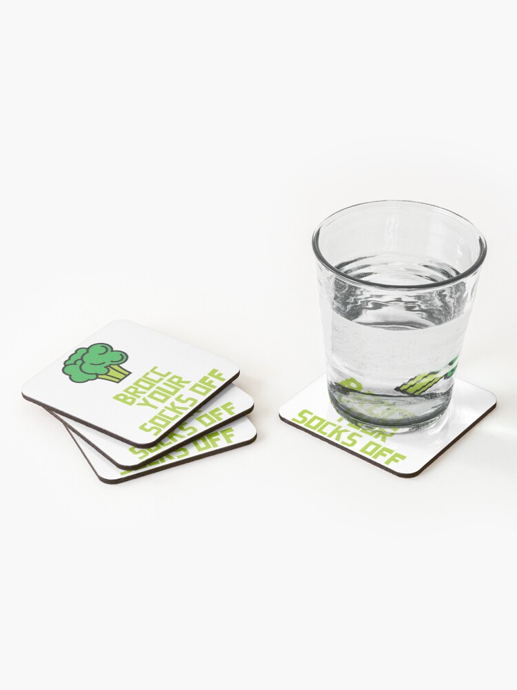 Alternate view of Brocc Your Socks Off Coasters (Set of 4)