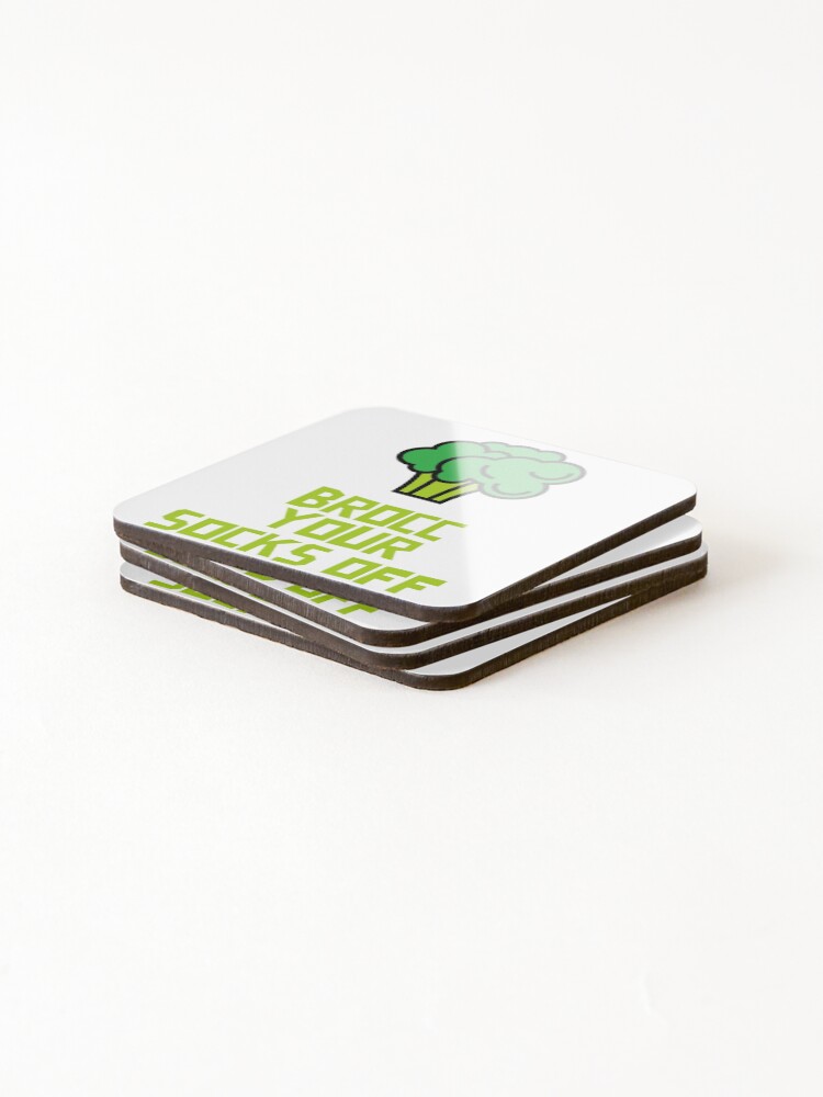 Alternate view of Brocc Your Socks Off Coasters (Set of 4)