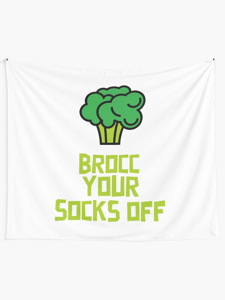 Alternate view of Brocc Your Socks Off Tapestry