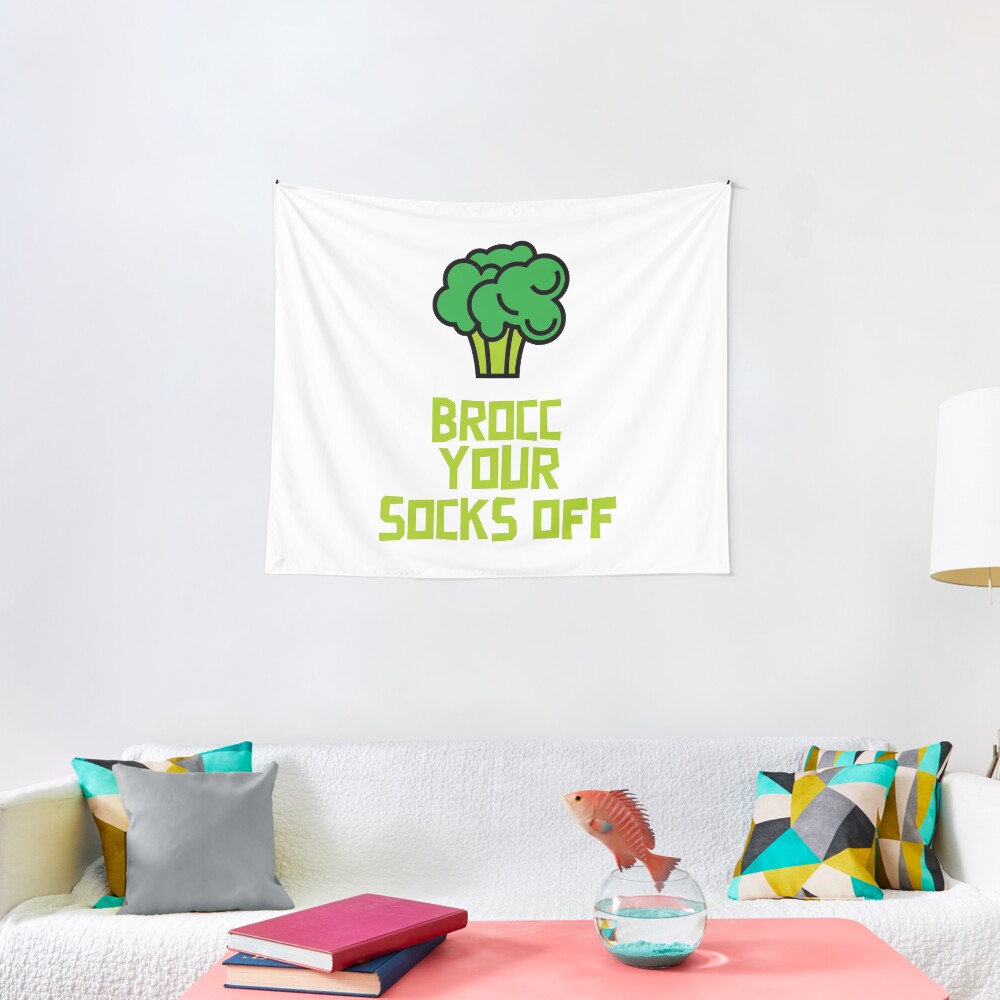 Brocc Your Socks Off Tapestry