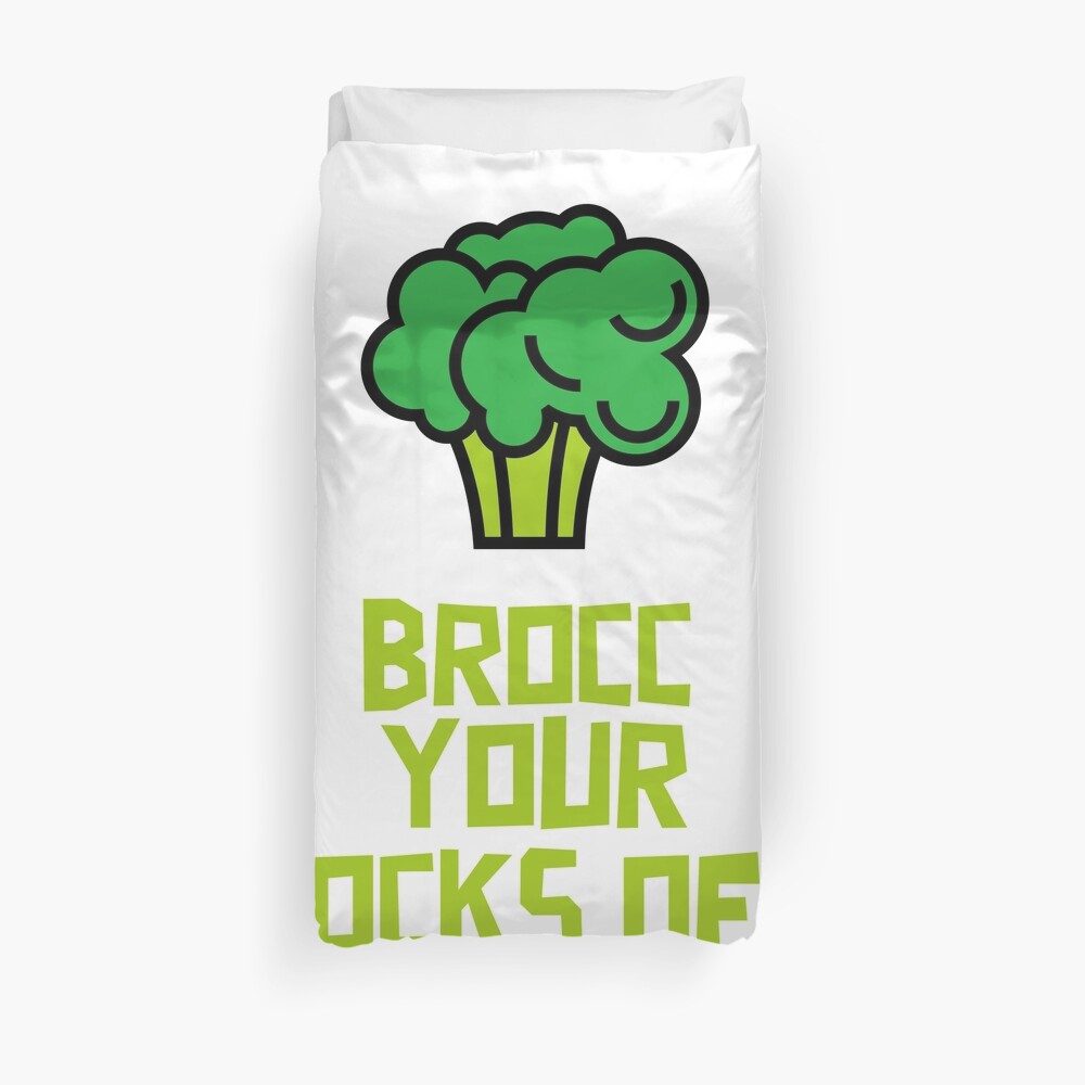 Brocc Your Socks Off Duvet Cover