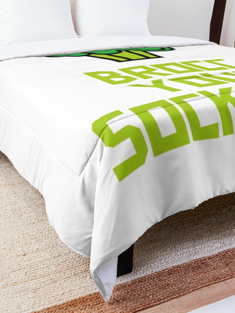 Alternate view of Brocc Your Socks Off Comforter