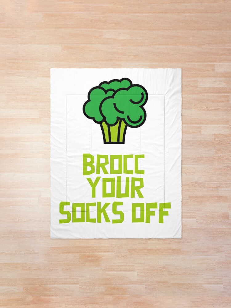 Alternate view of Brocc Your Socks Off Comforter