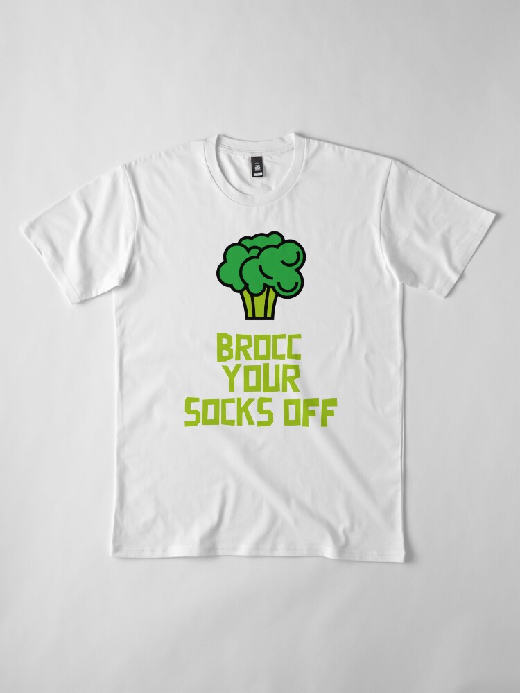 Alternate view of Brocc Your Socks Off Premium T-Shirt