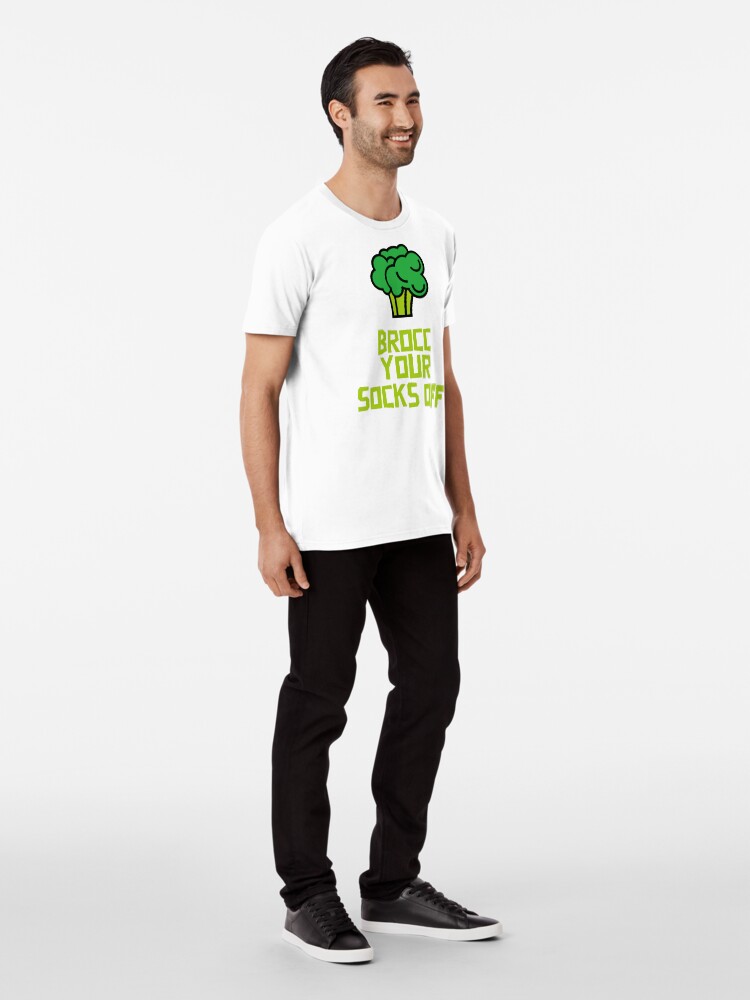 Alternate view of Brocc Your Socks Off Premium T-Shirt