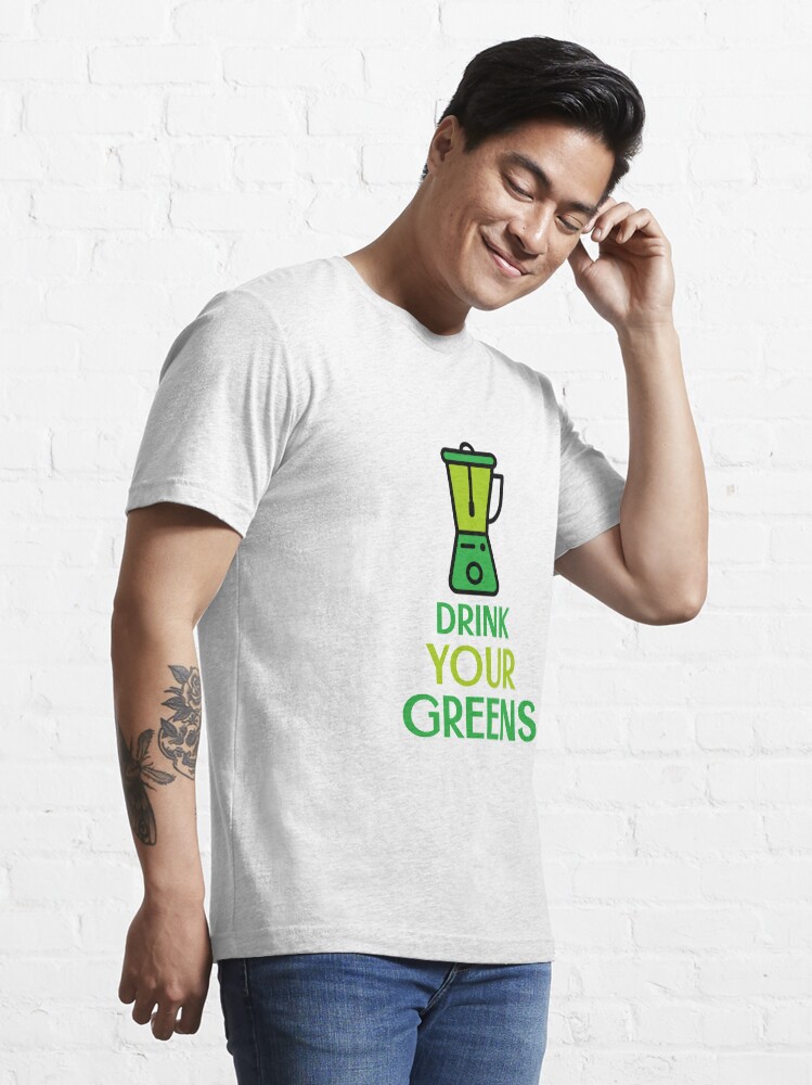 Alternate view of Drink Your Greens Essential T-Shirt