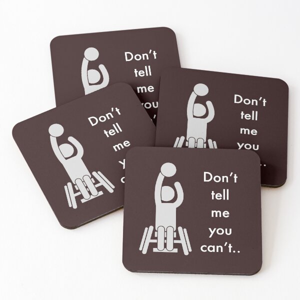 Item preview, Don't tell me you can't. Person with disability, playing basketball designed and sold by doctors-apparel.