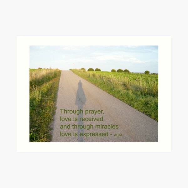 ACIM #4 Love is all there is Art Print