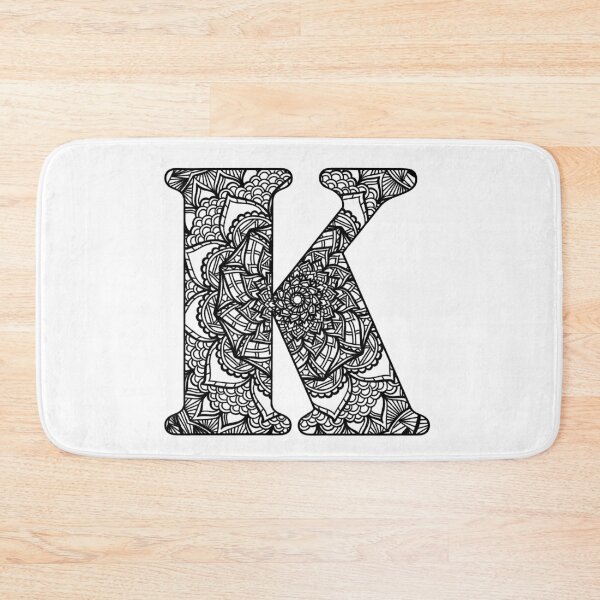 Item preview, Mandala Letter K designed and sold by lizashev.