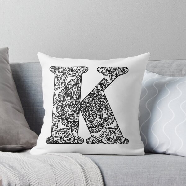 Item preview, Mandala Letter K designed and sold by lizashev.