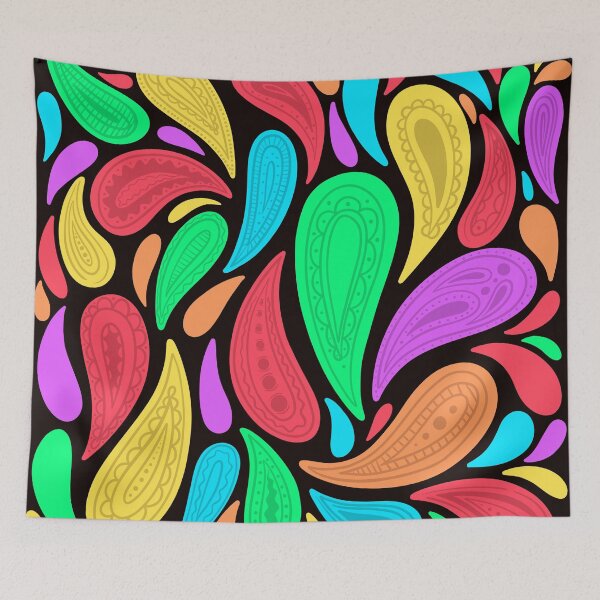 Item preview, Colorful Paisley designed and sold by edwardecho.