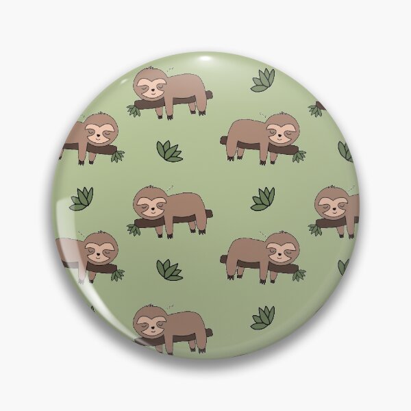 Item preview, Lazy Sloths on Swamp Green designed and sold by Magic-Moon.