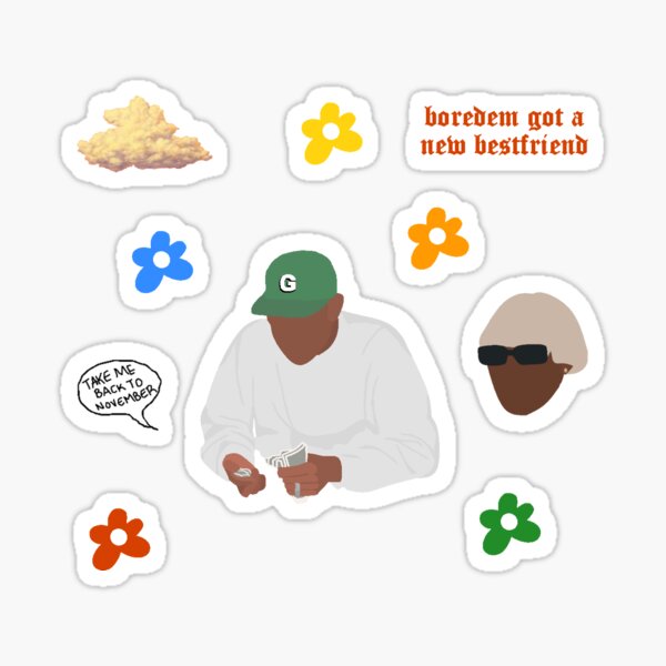 TYLER THE CREATOR Goblin Ltd Ed RARE Sticker! ODD FUTURE Flower