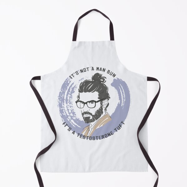 Item preview, It's Not a Man Bun, It's a Testosterone Tuft (Blue) designed and sold by LeKrome.