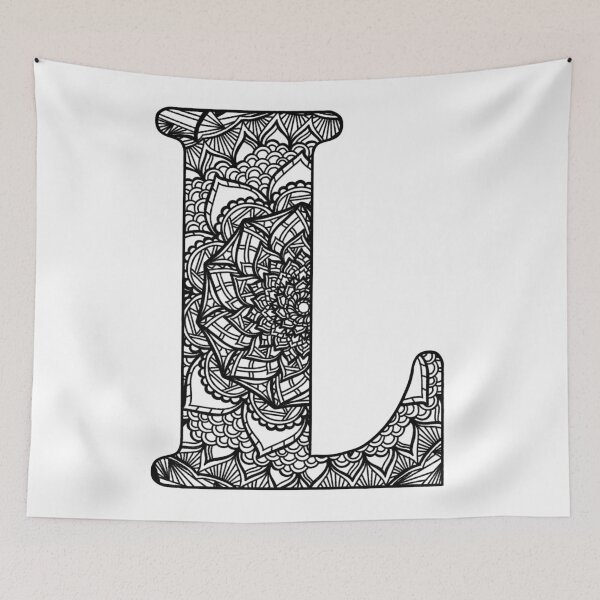 Item preview, Mandala Letter L designed and sold by lizashev.