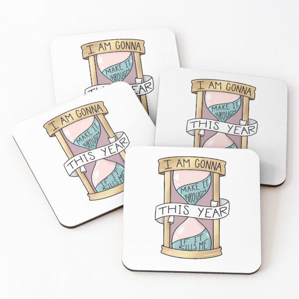Item preview, I Am Gonna Make It Through This Year If It Kills Me designed and sold by scrambledpegs.