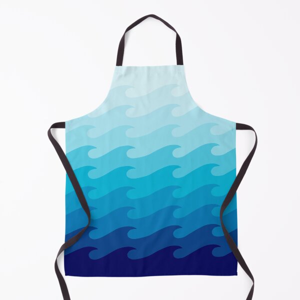 Item preview, Shades of blue wave Pattern designed and sold by enriquepma.