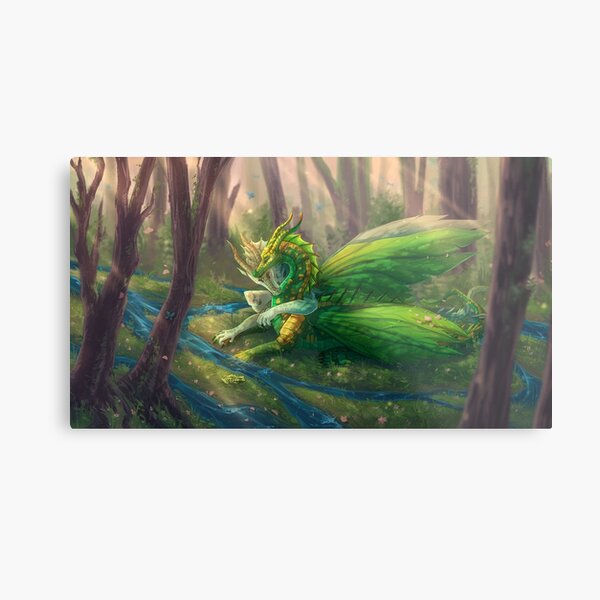 Wings of Fire - Sundew and Willow Metal Print