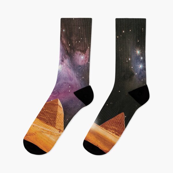 Item preview, Egyptian Pyramids Giza Meets Space and UFO designed and sold by idovedesign.