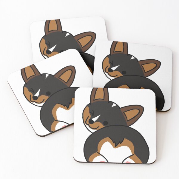 Item preview, Cute Tricolored Corgi Butt designed and sold by Kflick3r.