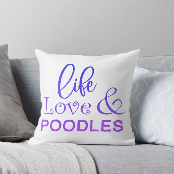 Item preview, Life. Love. Poodles. designed and sold by Hufflechocolate.