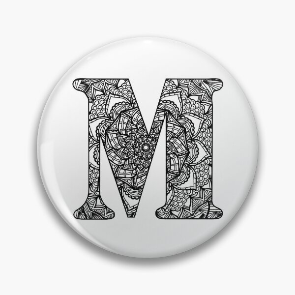 Item preview, Mandala Letter M designed and sold by lizashev.