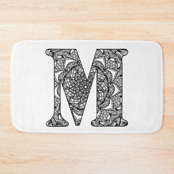 Item preview, Mandala Letter M designed and sold by lizashev.
