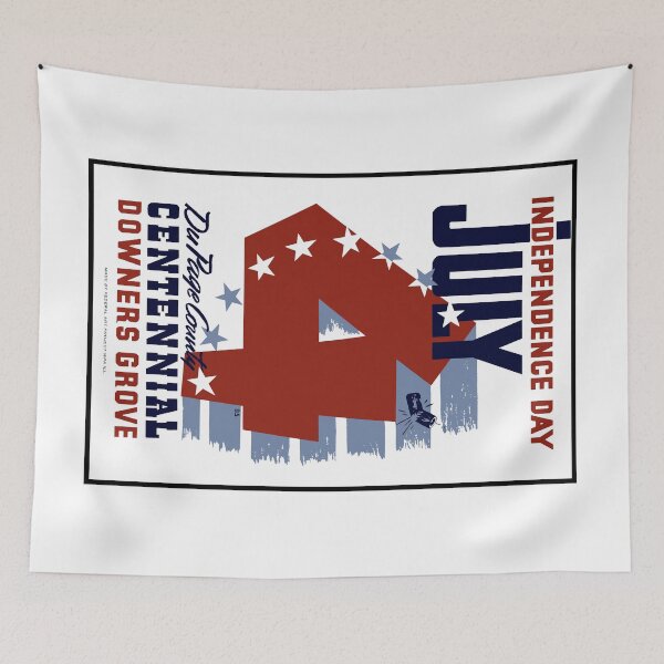 Item preview, DuPage County Centennial July 4th designed and sold by HeadRubble.