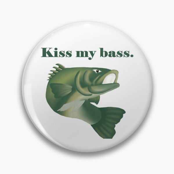 Item preview, Kiss my bass pun designed and sold by karleetheartist.