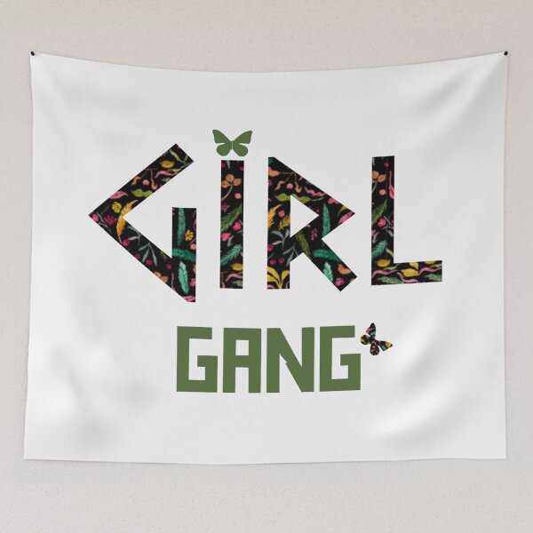 Item preview, GIRL GANG. (GREEN) designed and sold by M-Osamah.