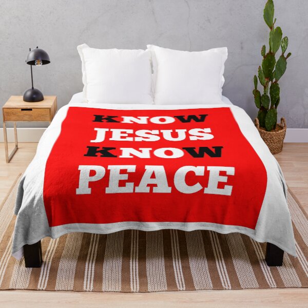 Item preview, KNOW JESUS KNOW PEACE designed and sold by Ampersand-Faith.