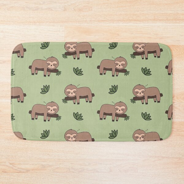 Item preview, Lazy Sloths on Swamp Green designed and sold by Magic-Moon.