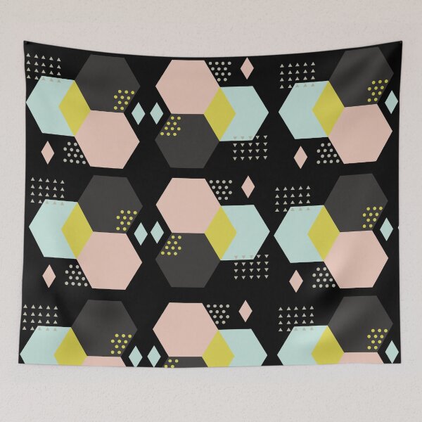 Item preview, Hexagonal dotted art designed and sold by Giree07.