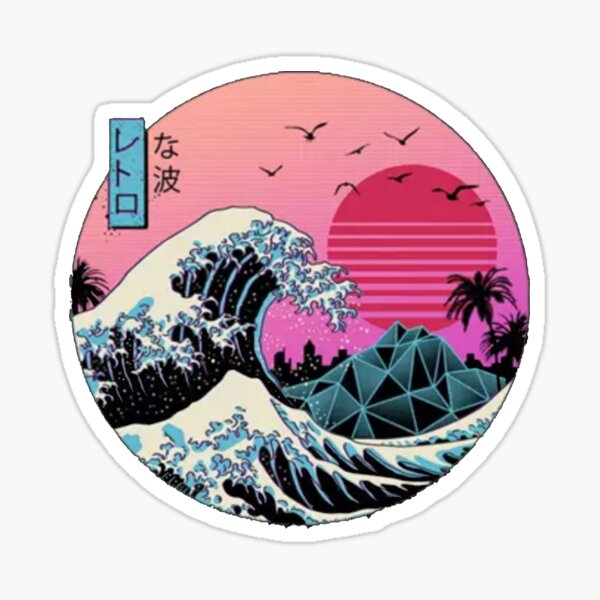 The Great Wave Sticker