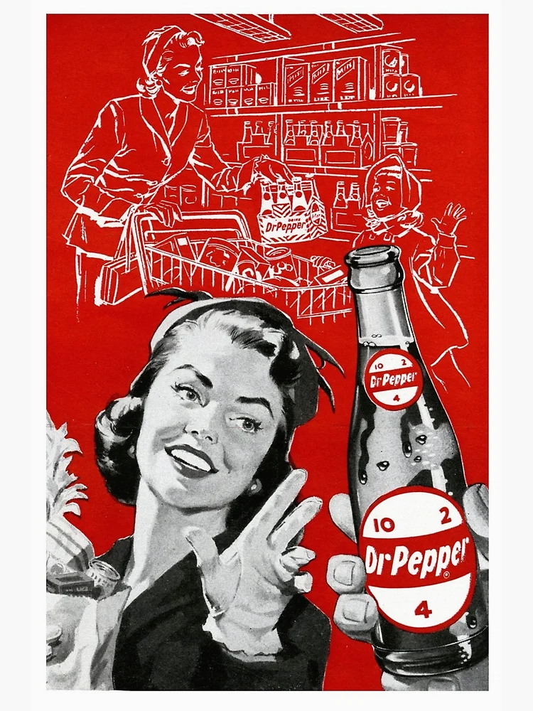 vintage antique Dr PEPPER ポスター6枚セット Authentic Historical Dr Pepper Early American Collection