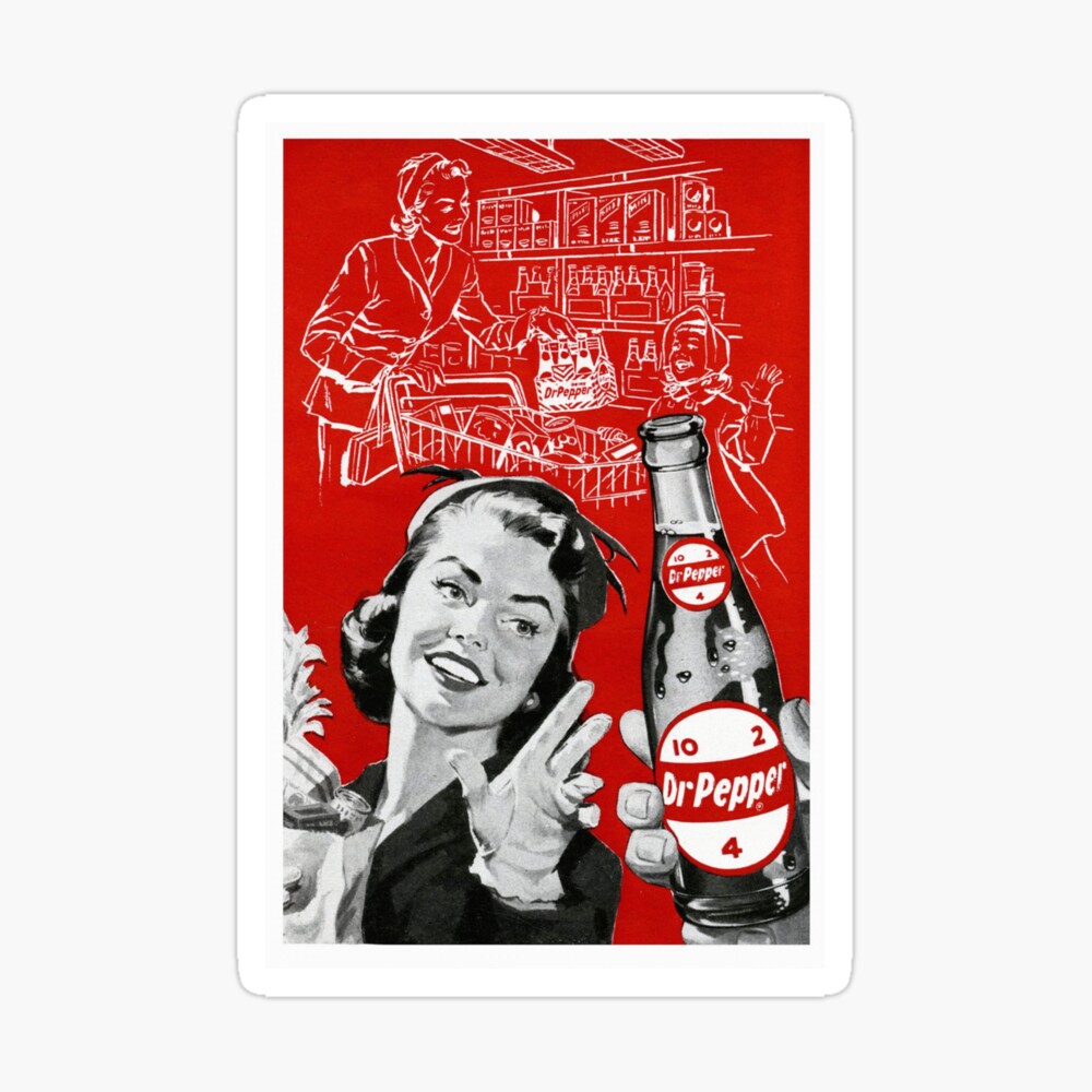 vintage antique Dr PEPPER ポスター6枚セット Dr Pepper Vintage Poster