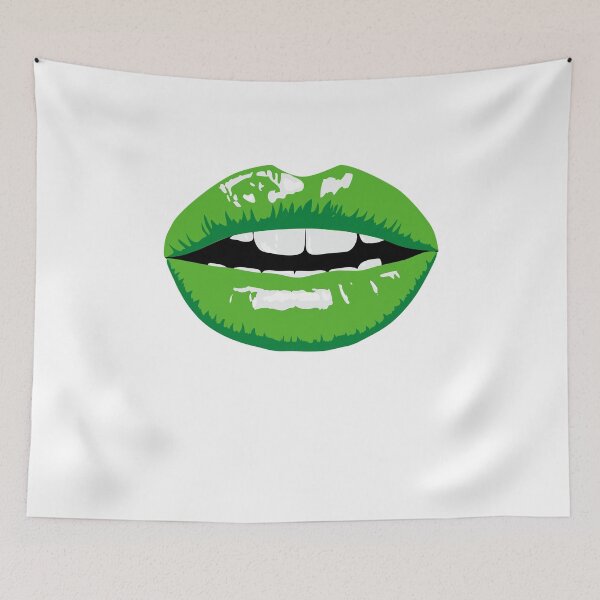 Item preview, Green lips designed and sold by thekyngsqueen.