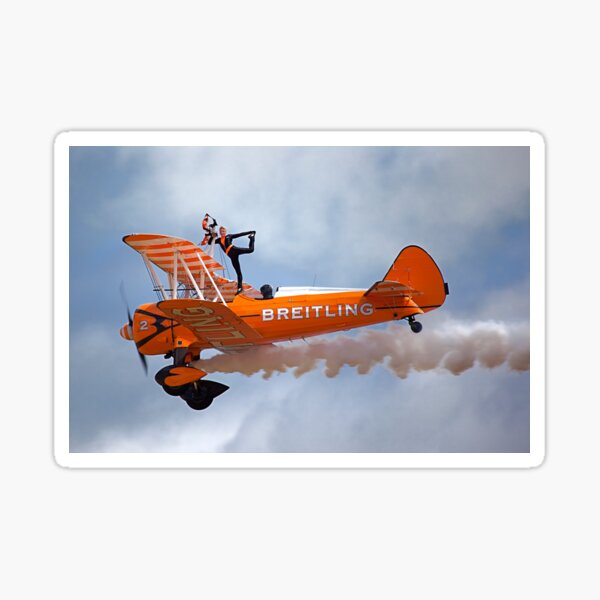 Breitling Wingwalking Team's Stearman Sticker