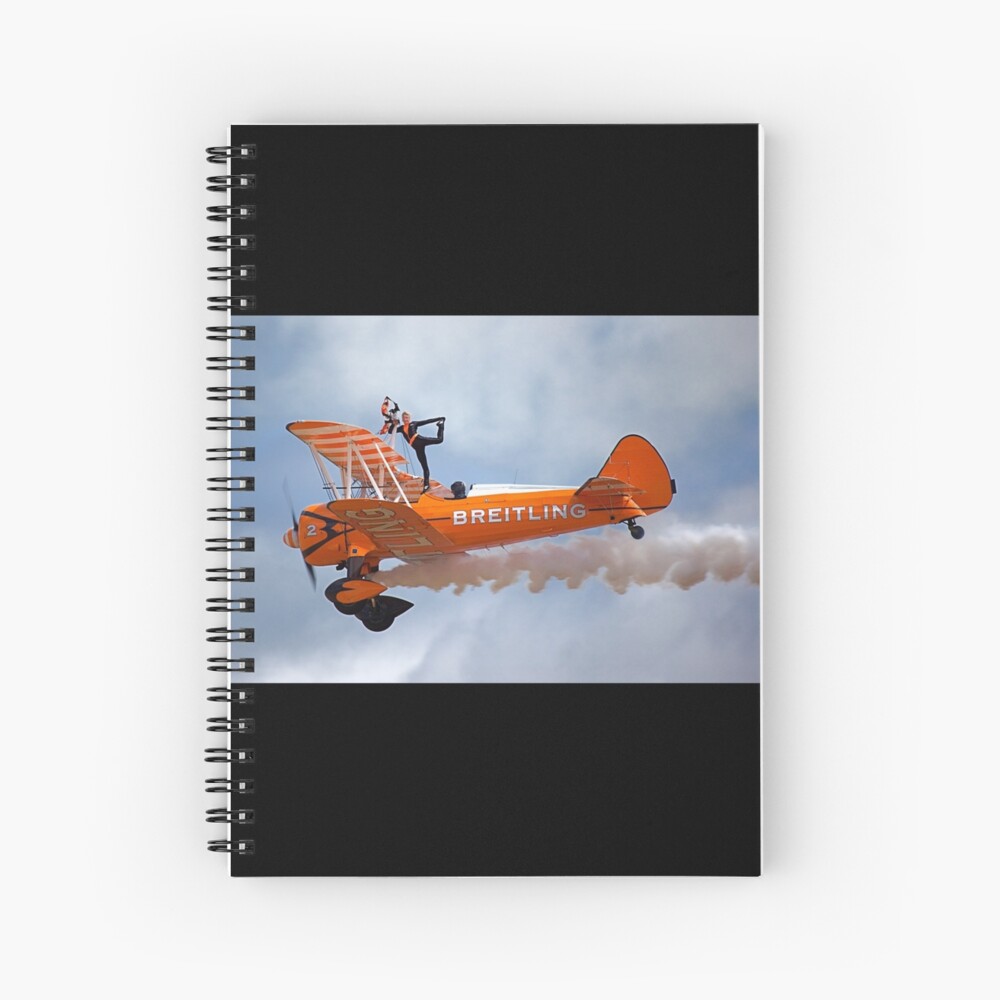 Breitling Wingwalking Team's Stearman Spiral Notebook