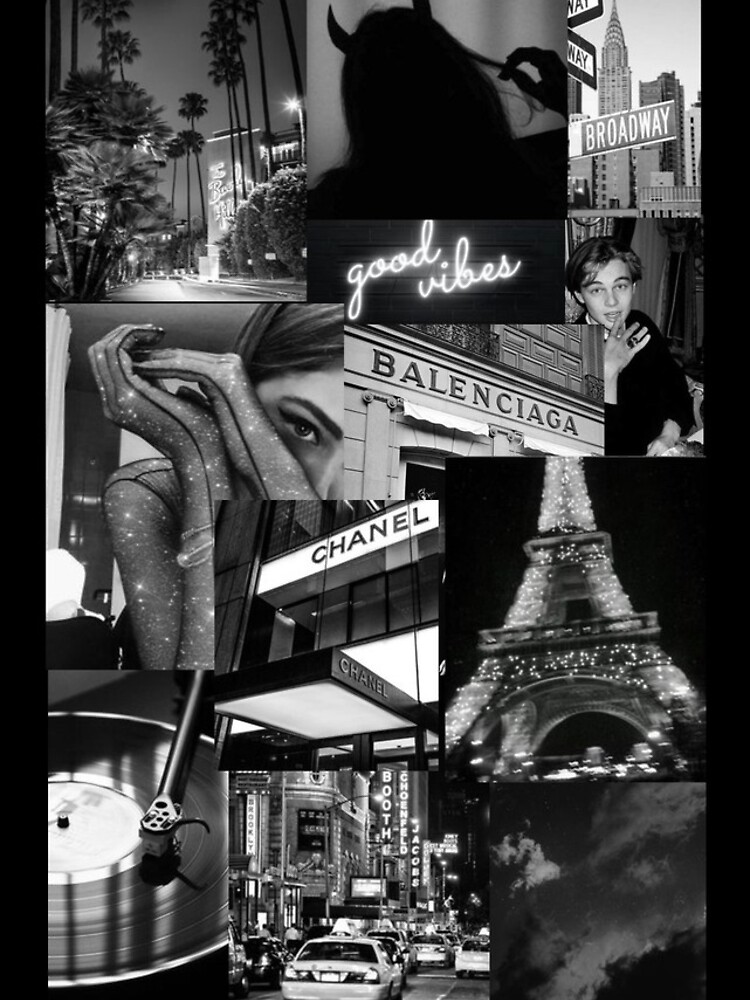 black aesthetic collage by katethompsonn