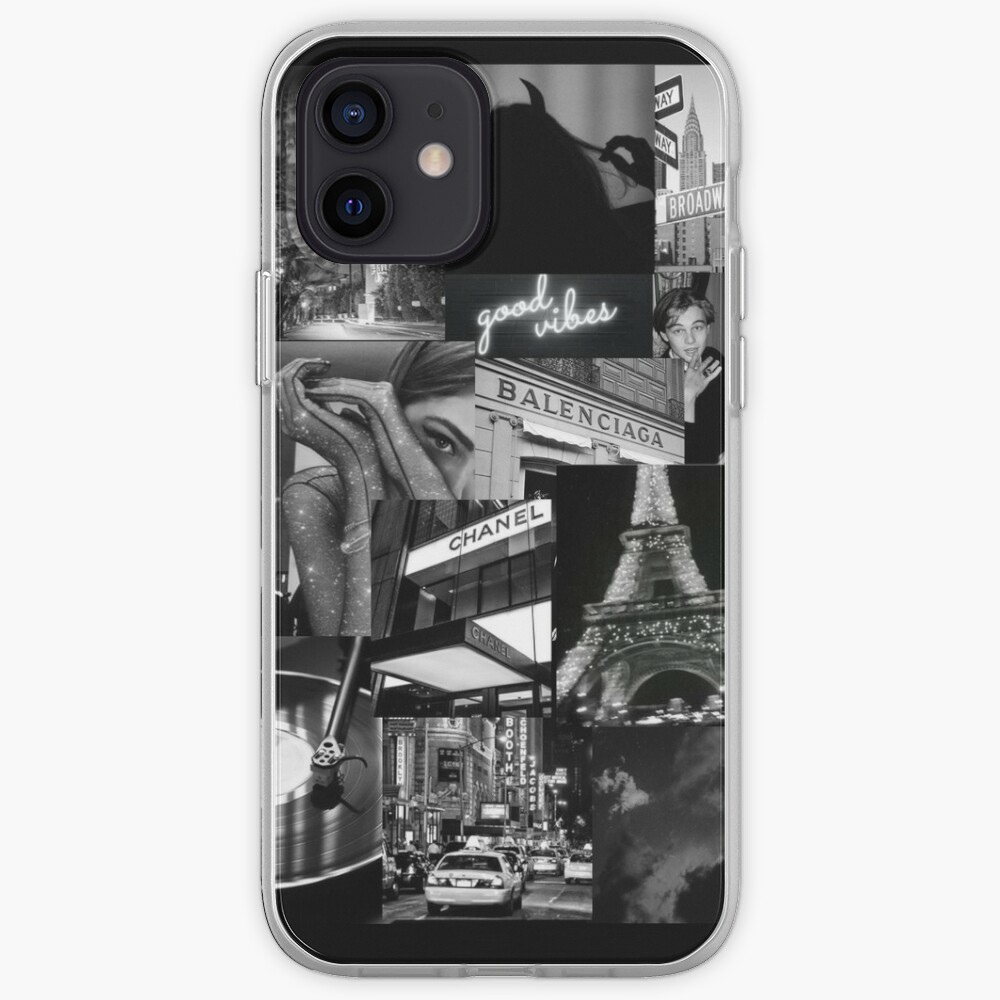 Black Aesthetic Collage Iphone Case Cover By Katethompsonn Redbubble