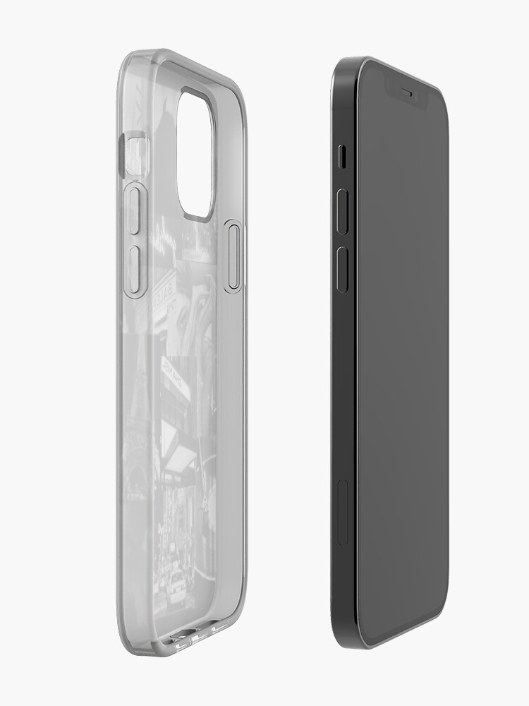 Alternate view of black aesthetic collage iPhone Case & Cover