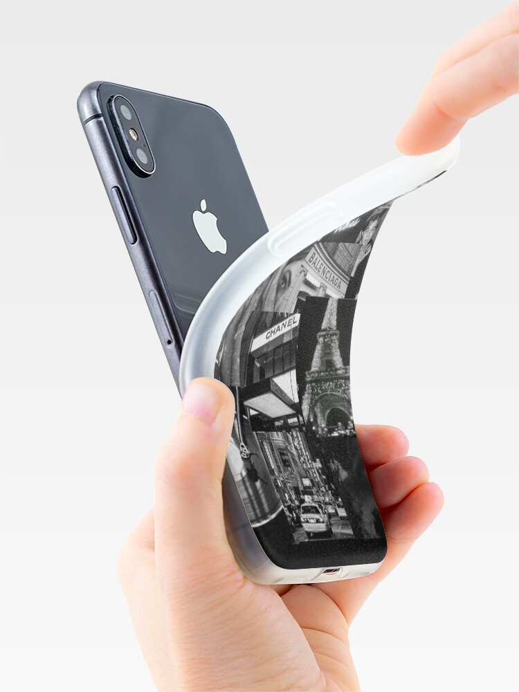 Alternate view of black aesthetic collage iPhone Case & Cover