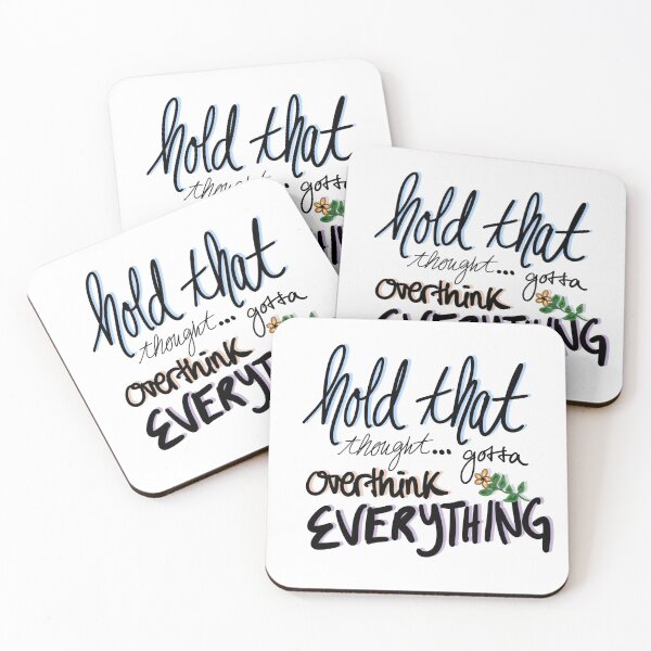 Item preview, Overthink everything! designed and sold by Amy DiNovo.