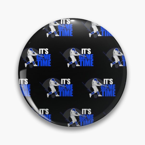 Item preview, It's Game Time - Baseball (Blue) (Pattern 2) designed and sold by Adamzworld.