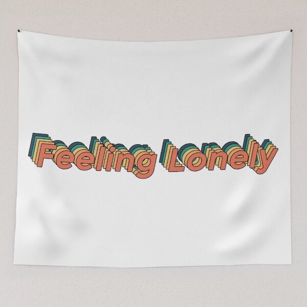 Item preview, Feeling Lonely Text designed and sold by doskeyphoto.