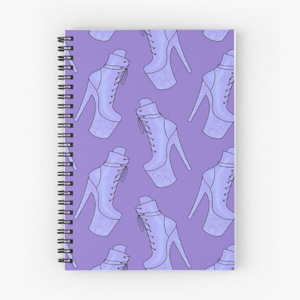Item preview, Pastel Purple & Glitter Pleaser Shoe Pattern designed and sold by mossferns.