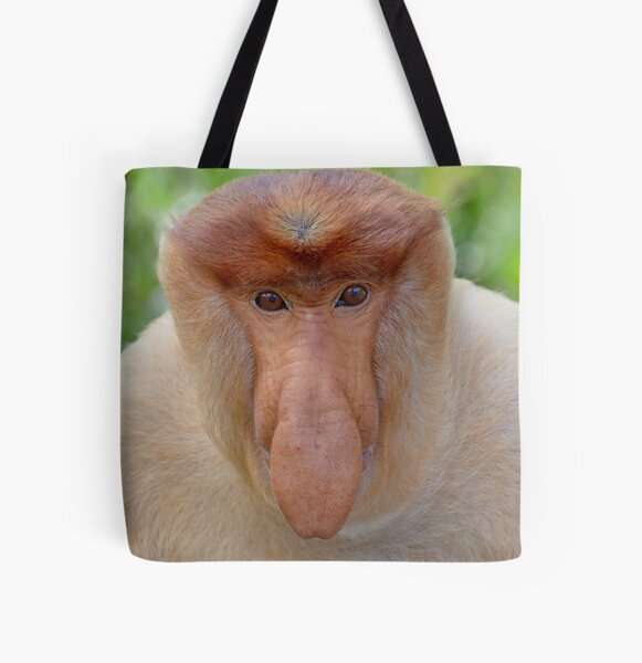 Proboscis Monkey - Nasalis larvatus All Over Print Tote Bag